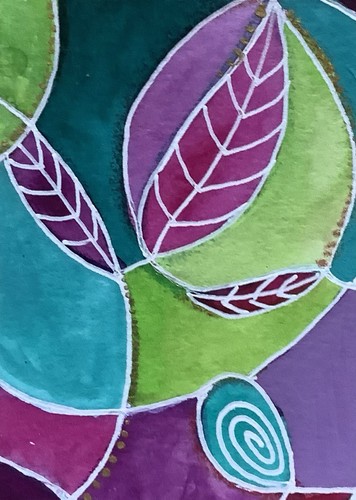 Aceo By Kenna Painting Abstract Original Art Card 2.5” X 3.5” Signed - Picture 4 of 4