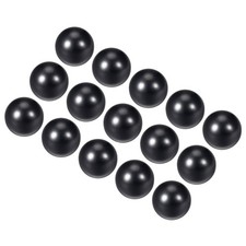 Ball Knobs, M8 Female Thread 25mm Diameter, Plastic Hand Screw Black, 15-Pieces