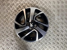 14-22 PEUGEOT 108 15 INCH 4 STUDS 9 SPOKE ALLOY WHEEL 4.5JX15 (SCRATCHED)