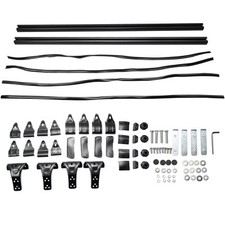 Universal 48 Car Top Roof Rack Cross Bar Luggage Cargo Carrier W 3 Clamps