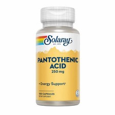Pantothenic Acid 100 Caps 250 mg by Solaray