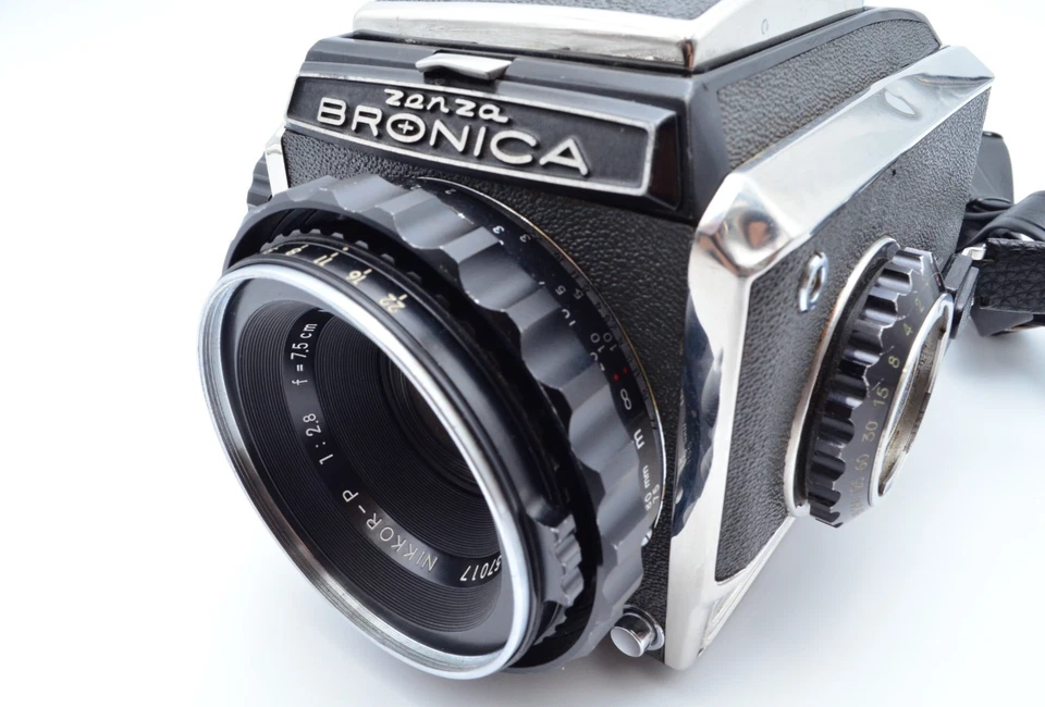 [Near Mint] Zenza Bronica Model C Medium Format 6x6 SLR + NIKKOR 50mm f/2.8 Lens - Image 2 of 4
