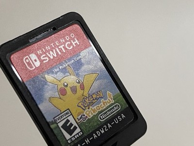 Pokemon Let's Go Pikachu (Nintendo Switch) Game Case Cartridge RPG