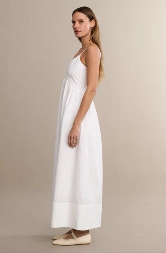 Новый с Ярлыками Jenni Kayne белый полуостров платье средний размер - Изображение 3 из 4