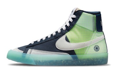 Nike Blazer Mid 77 GS Move To Zero Armory Navy Kids DO2699-400 New Authentic