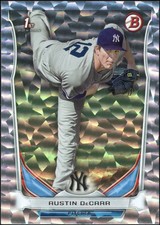 2014 Bowman Draft Austin DeCarr DP60 1st Silver Ice