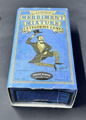 Game: Clarendon's Merriement Mixture, categories, age 10+, 2 players