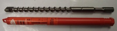 Hawera 93358 Spline Shank Rotary Hammer Drill Bit 27/32'' x 11'' x 16'' Germany
