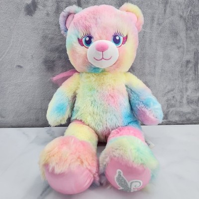 BAB Beary Fairy Friends Pastel Teddy Bear pink wings stuffed animal 18'' rainbow