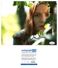 Mia Wasikowska 'Stoker' Signed 8x10 Photo 'India Stoker' ACOA