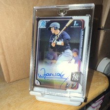 Bowman Chrome Wilkerman Garcia Autograph 1st #BCAP-WG 2015 Yankees Card