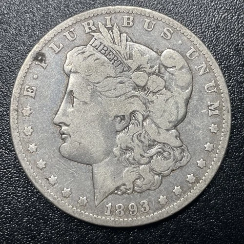 1893-O Morgan Silver Dollar $1 VF Very Fine Key Date