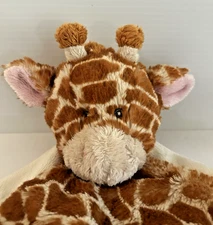 Giraffe Lovey Baby Ganz Jamie Giraffe Security Blanket Embroidered Eyes Mouth