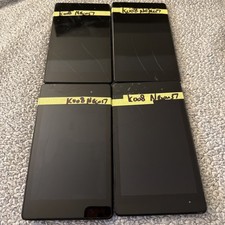 4x Bundle of Google Nexus 7 K008 Tablet 16GB Wi-Fi 7-inch AS-IS FOR PARTS READ
