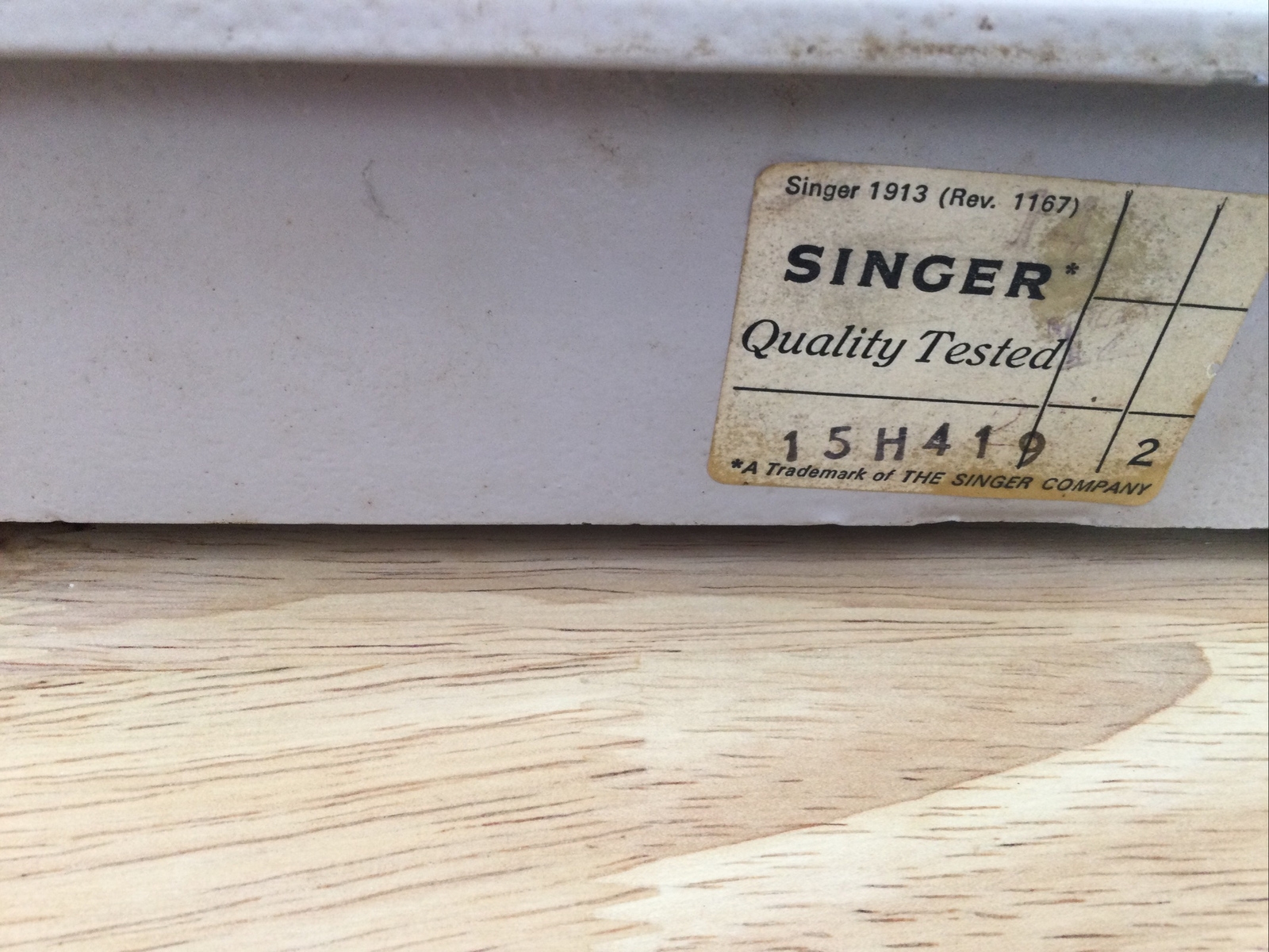 Vtg SINGER Zig Zag Model 457 Sewing Machine, Pedal, Made To Be Used In ...