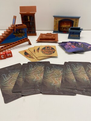 13 Dead End Drive Game Parts Pieces Replacement Parts Cards, Dice, Frame, ETC.