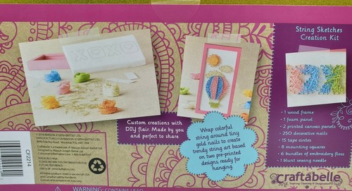 Craftabelle Inspiring Creativity Imagination String Sketches Creation Kit art - Picture 3 of 12