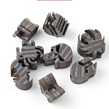 Hot Titanium Alloy EDC Key Pendant Bead Lanyard Parachute Cord DIY Necklace Head