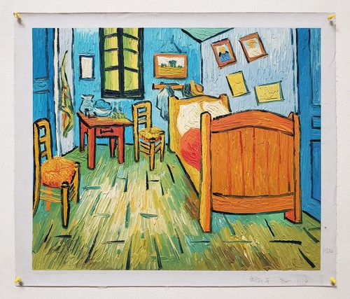 Camera da letto, Van Gogh, 20x24, dipinto a mano riproduzione dipinto olio su tela - Foto 2 di 6