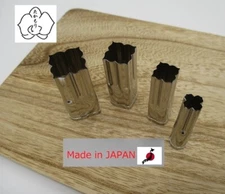 Takamori Decorative Stainless Vegetable Cutter Mold Kakinoheta set of 4