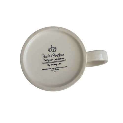 Jack'a Pumpkins Designer Collection By Magenta Pumpkin Coffee Mug-GUC - Picture 5 of 7