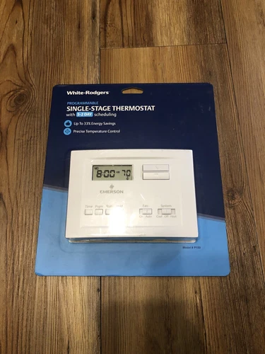 White-Rodgers Emerson P150, 5+2 Programmable, Single Stage Thermostat NEW in Box
