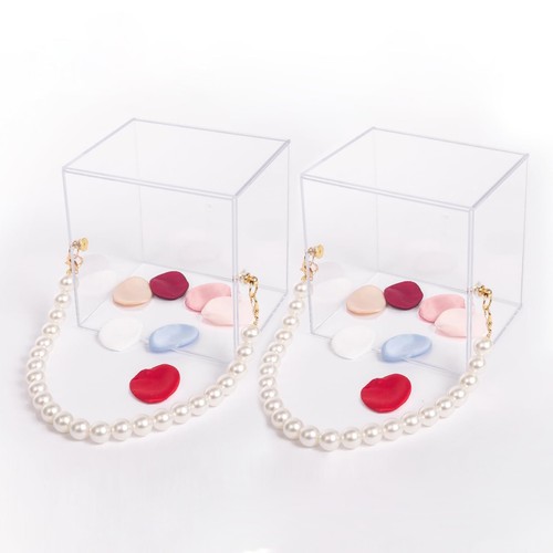 2 PCS Flower Girl Basket Wedding Baskets for Flower Girls with Pearl Handle F... - Picture 1 of 5