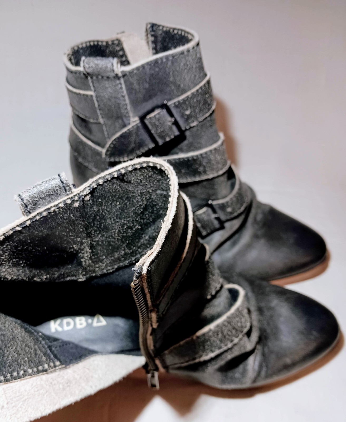 KDB Kelsi Dagger Brooklyn Moto Ankle Boot Wm 7.5 … - image 8