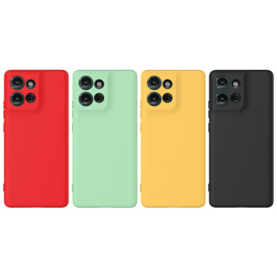 Shockproof Skin Touch Feel Soft Liquid Silicone Cover Case For Motorola  Moto G75