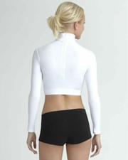 Bodywrappers Nylon Turtleneck Long Sleeve Crop Top Cheerleader top 4 colrs CHEER