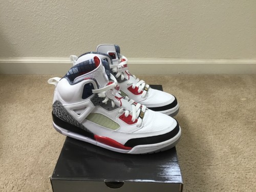 Jordan Spizike White/Fire Red-Black 