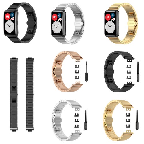 Per Huawei Watch Fit Smartwatch Cinturino in Acciaio Inossidabile  Sostituzione | eBay