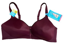 Vanity Fair Body Caress Full Coverage Convertible Wireless Bra, Flushed Fig, 40C