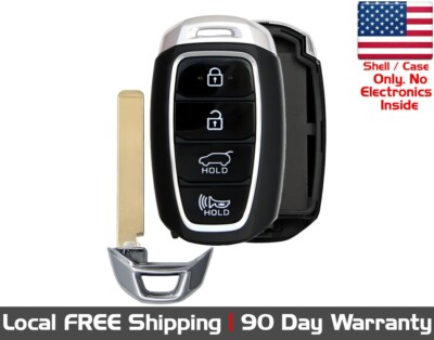 1x New Replacement Proxy Key Fob Remote SHELL / CASE For Select Hyundai Vehicles