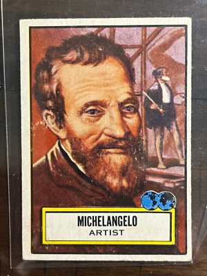 1952 Topps Look n See #108 Michelangelo Artist EX | eBay