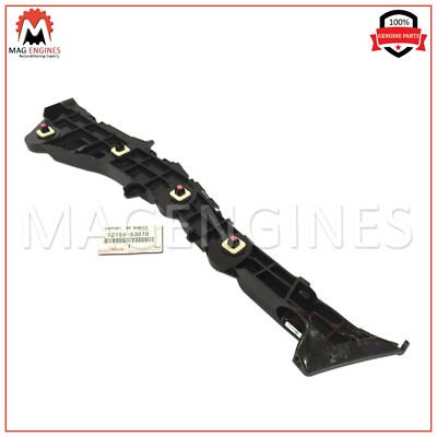 52158-53070 GENUINE OEM SUPPORT, REAR BUMPER SIDE, NO.2 LH