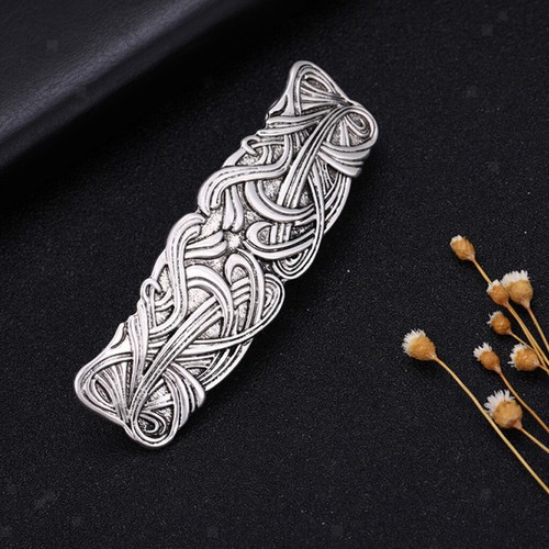 2x Vintage Style Viking Hairclip Flower French Hair Barrette Hair Pin - Picture 12 of 12