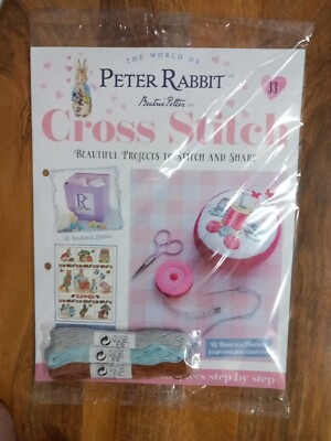 Beatrix Potter Peter Rabbit Cross Stitch Partworks,#33, FREE Thread To Continue 