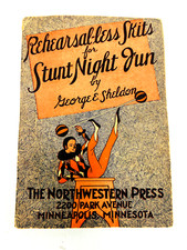 vtg 1941 Circus Carnival Pamphlet Skits Stunt Night Fun by Sheldon Minneapolis
