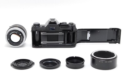 NEAR MINT ］Canon AE-1 Black SLR Film Camera FD f1.4 50mm