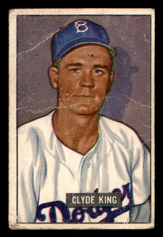 1951 Bowman Baseball #299 Clyde King PR *i1