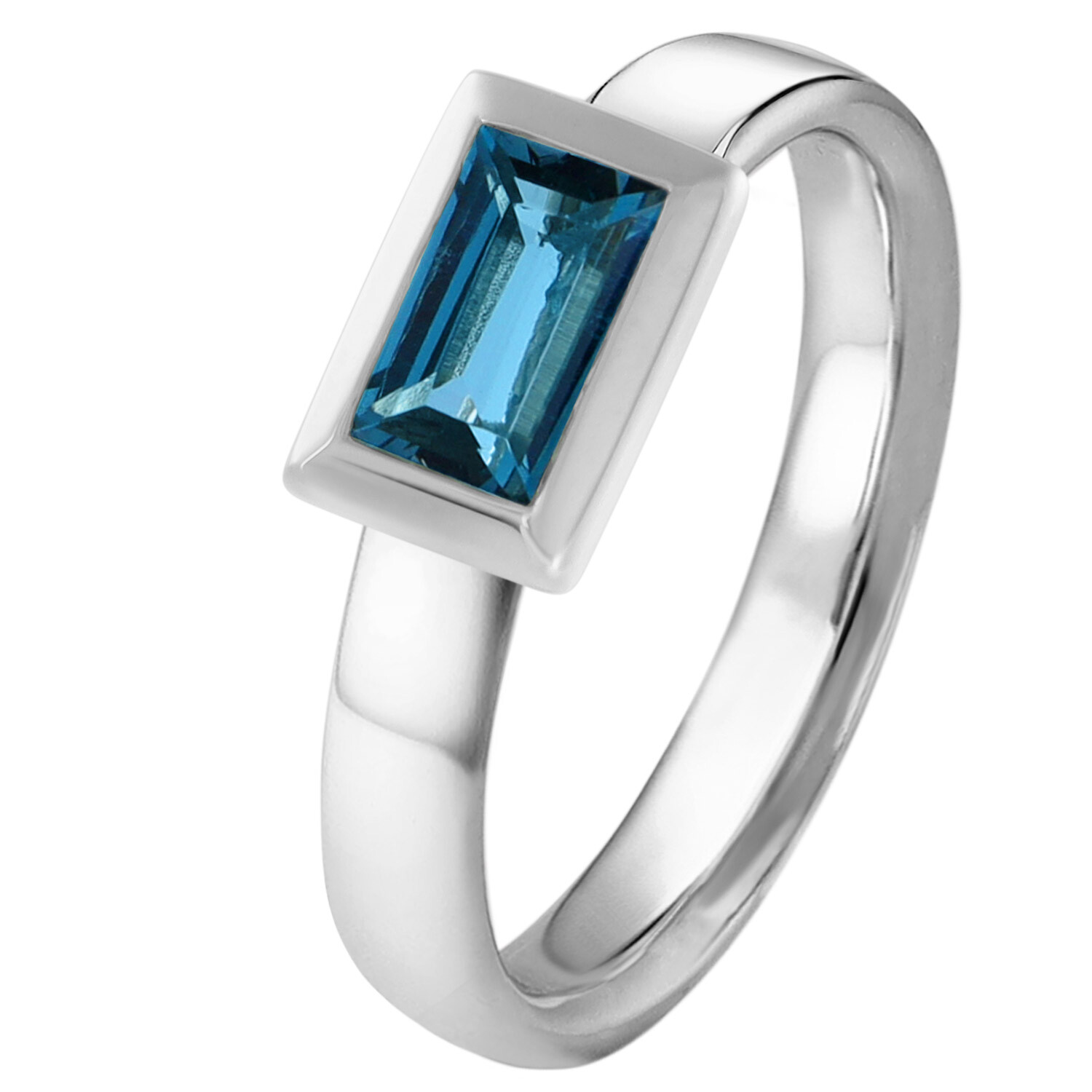 Кольцо ACALEE Schmuck Topas Weigold 3338 K Topas London Blau 90-1017-03 76090₽