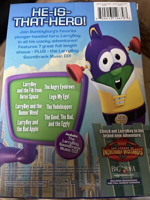 VeggieTales Larryboy Super Hero Power Pack Vol 1 & 2 (2 DVDs & 1