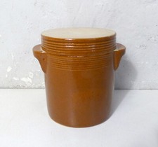 ancien pot en grès conserve vintage