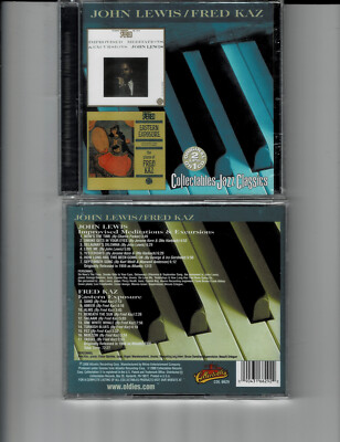 JOHN LEWIS/FRED KAZ -IMPROVISED MEDITATIONS/EASTERN EXPOSURE (CD) NEW*17 TRACKS*