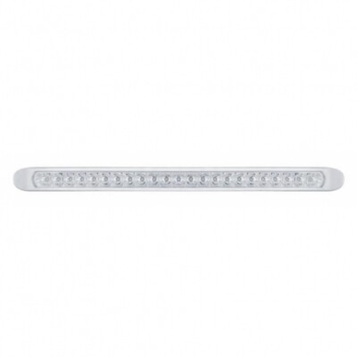 United Pacific 23 Red LED 17 14'' Reflector Light Bar W Chrome Bezel-Clear Lens