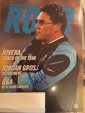 Ron Rivera Signed Autographed Carolina Panthers Roar Magazine