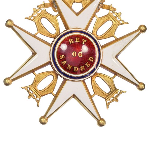 Norwegen - Orden - Medaille Orden des Heiligen Olaf - 18 Karat Gold und Emaille - Bild 4 von 6