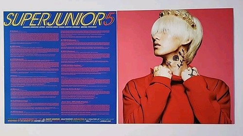 Super Junior 5 Eunhyuk K-Pop Album Made In Korea 2011.08 Mr. Simple RARE - Picture 8 of 9