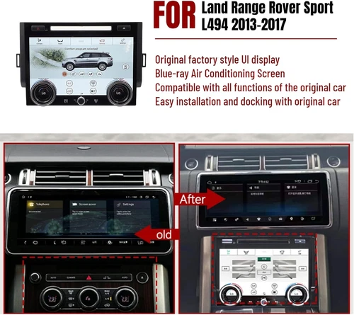 AC Air Condition Control Touch Screen Panel For Range Rover Sport L494 2013-17 - Picture 7 of 16